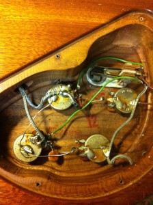 wiring from a 1979 Gibson 'The Paul'
